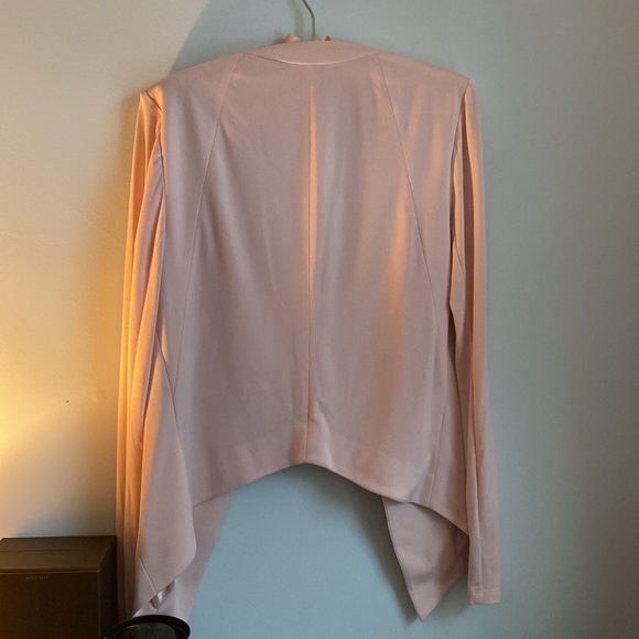 NWT BCBGGeneration Drape Front Jacket - Rose Smoke, Medium - Picture 5 of 6